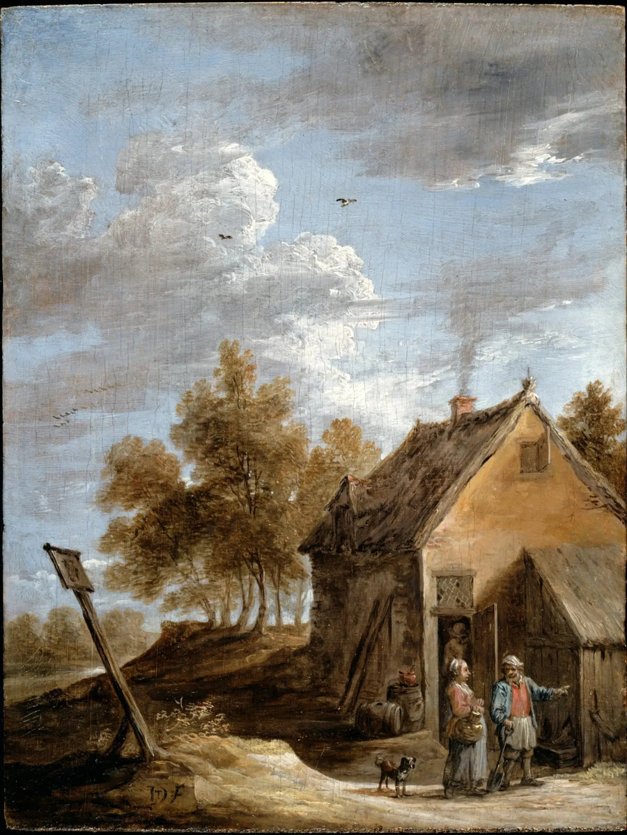 En hytte - David Teniers den Yngre