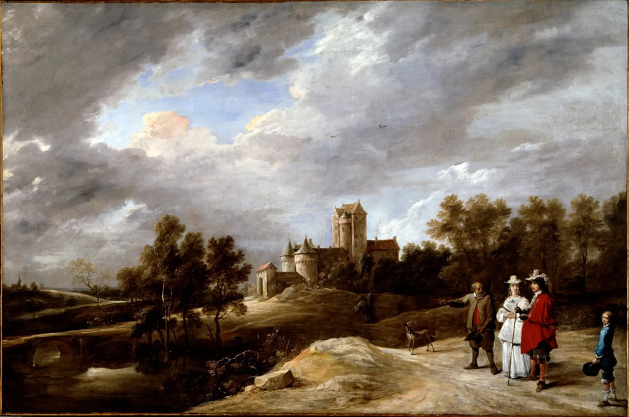 Et slot og dets ejer - David Teniers le Jeune