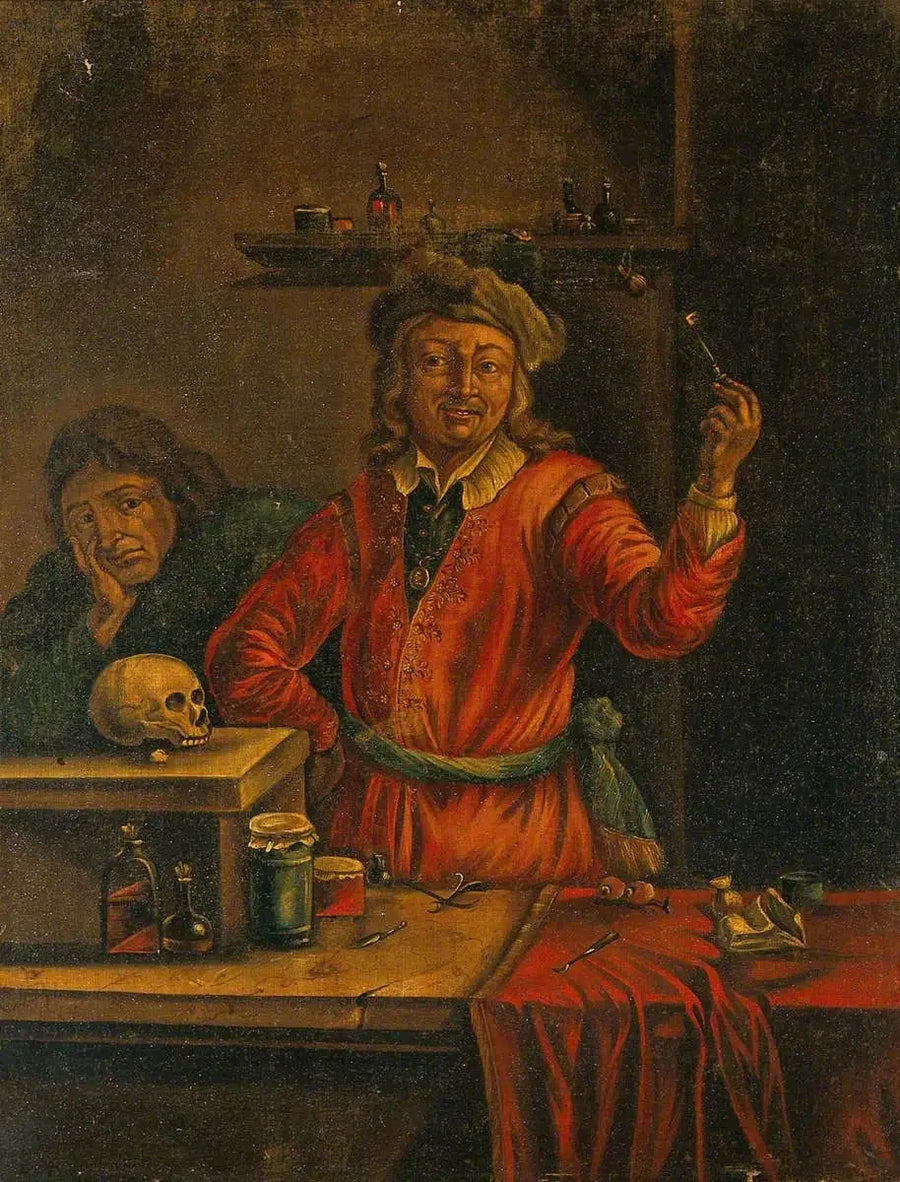 En kirurg, der har udtrukket en tand - David Teniers den Yngre