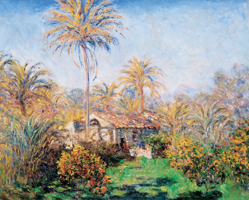 Et hjørne af en gård i Bordighera - Claude Monet