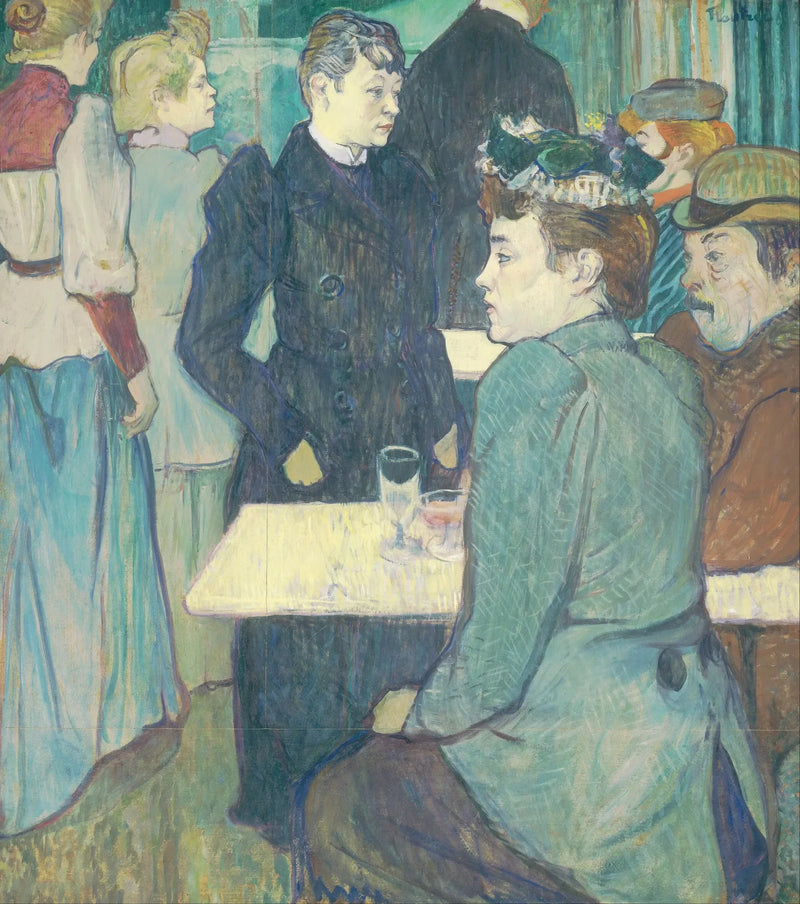Et hjørne af Moulin de la Galette - Henri de Toulouse-Lautrec