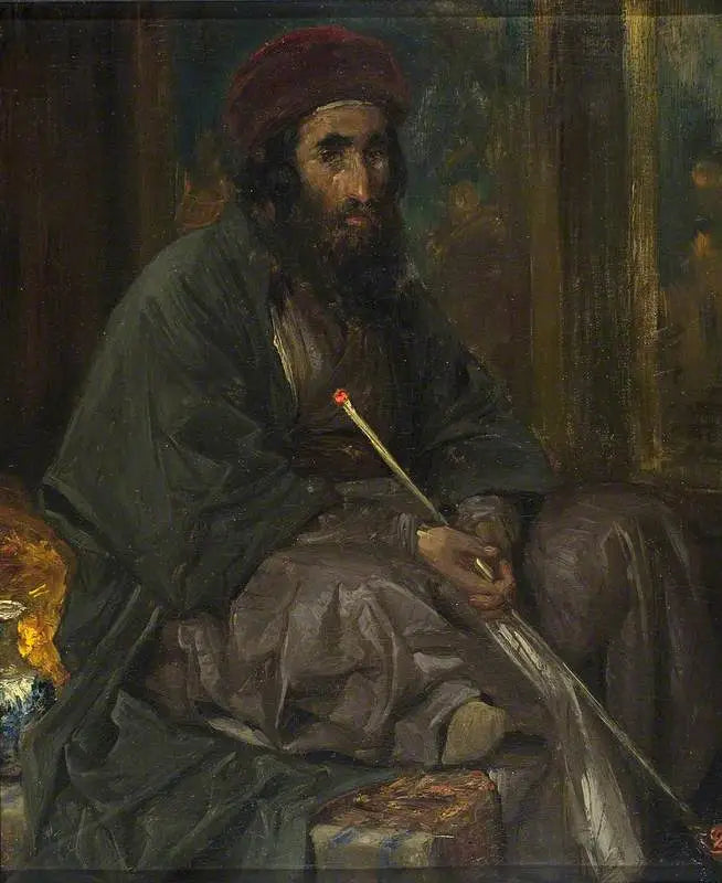 En persisk gadesælger - Frederic Leighton