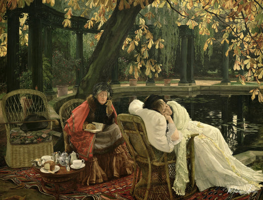 Un convalescent, 1876 - James Tissot - Reproductions de tableaux et peintures haut de gamme