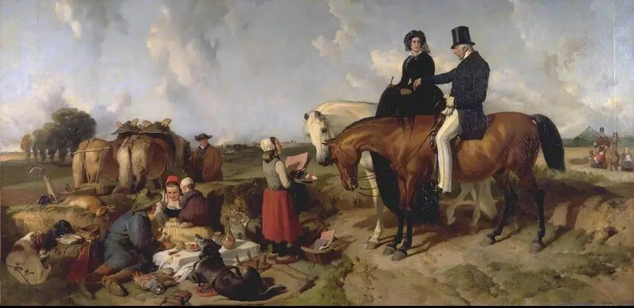 En dialog ved Waterloo - Edwin Henry Landseer