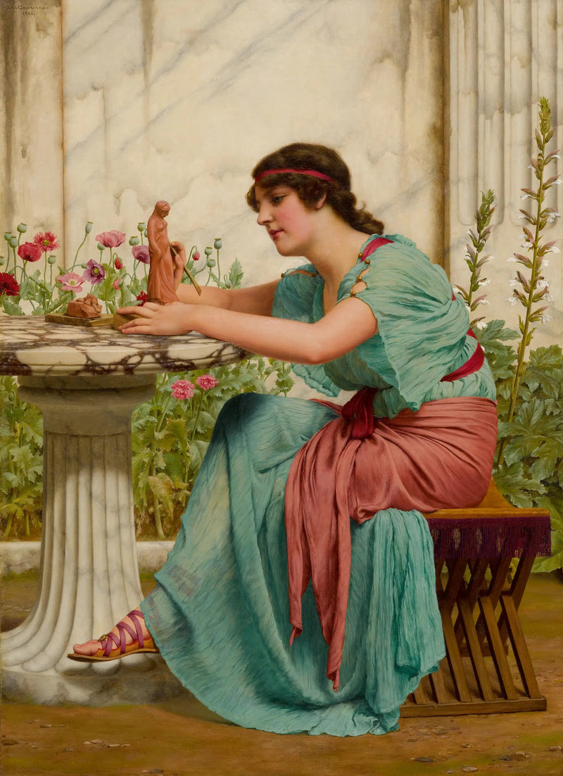 En dilettant - John William Godward