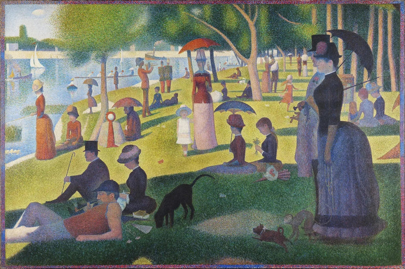 En søndag eftermiddag på øen La Grande Jatte - Georges Seurat