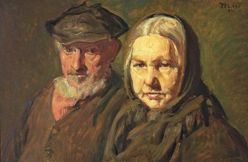 Et dobbeltportræt. -Michael Peter Ancher