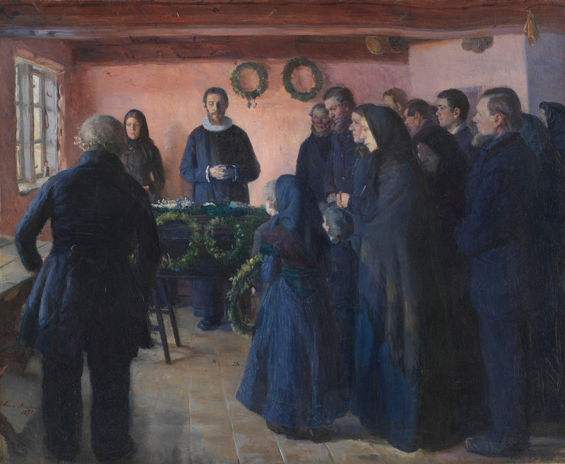 En begravelse - Anna Ancher