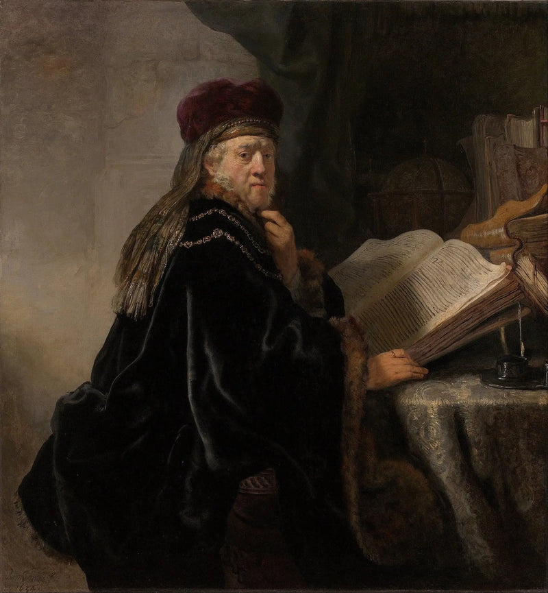 En lærde i sit kontor - Rembrandt
