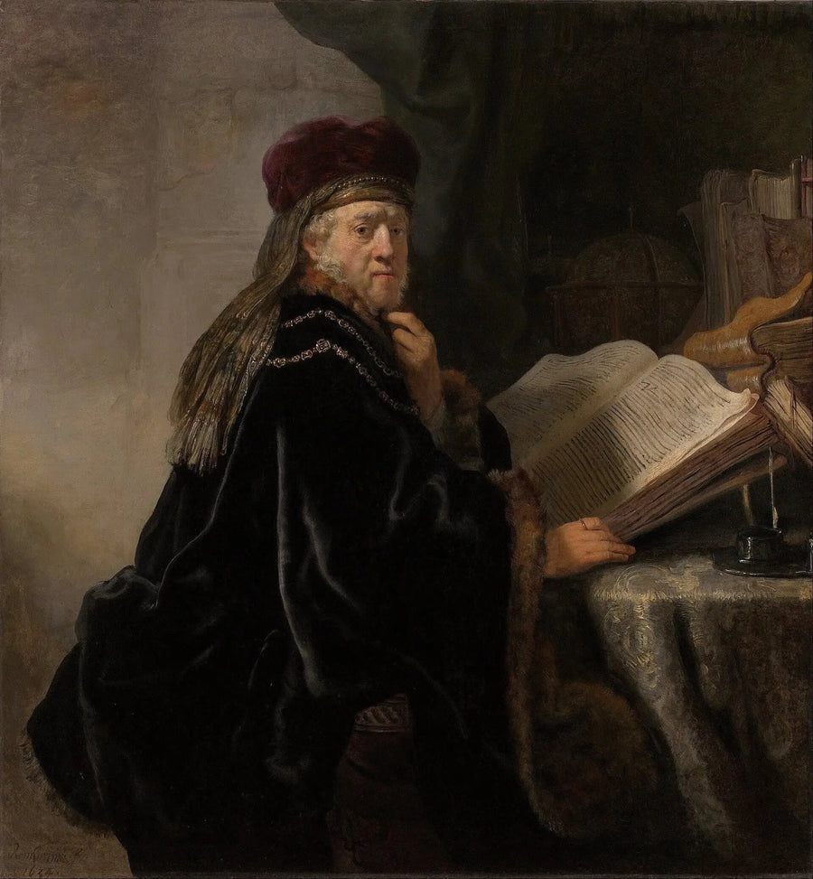 En lærde i sit kontor - Rembrandt