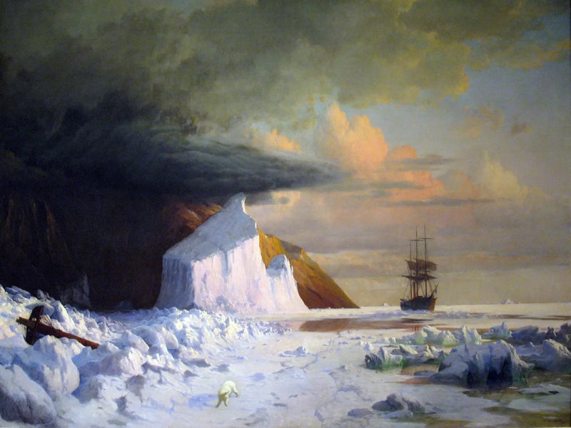 En arktisk sommer: boring af isflager i Melvillebugten - William Bradford