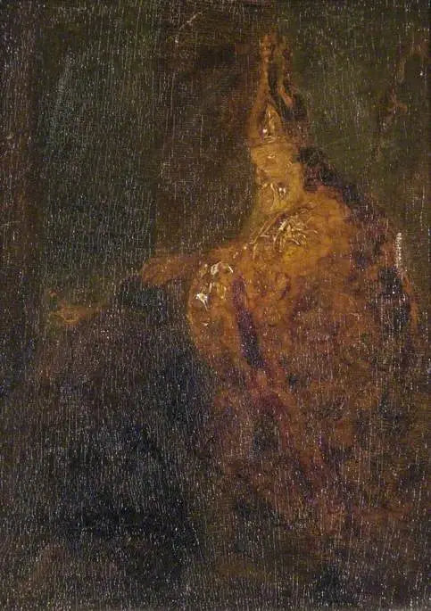 En biskop velsigner en bodfældig - Antoine van Dyck