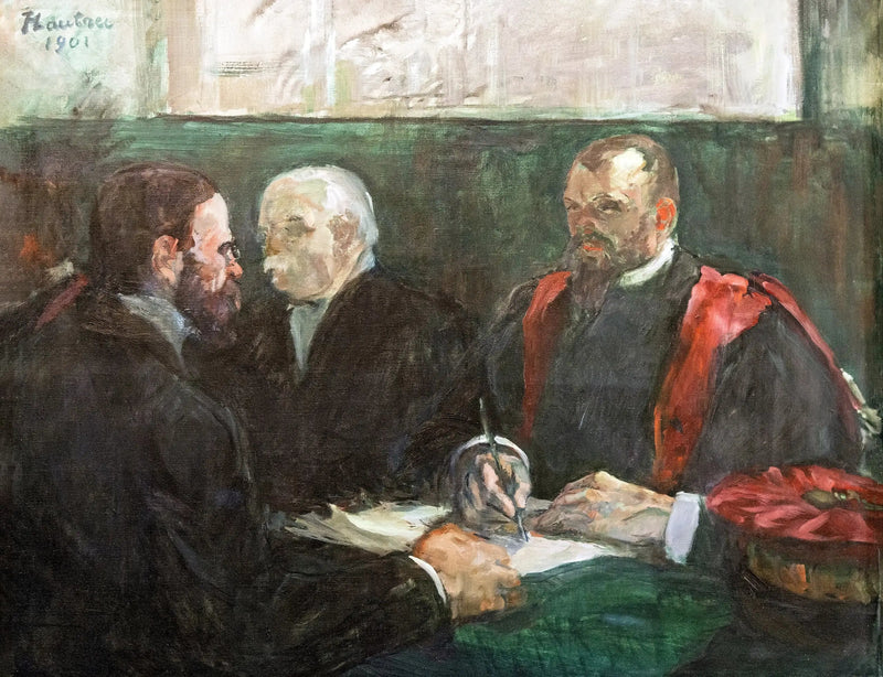 En eksamen på medicinsk fakultet i Paris - Henri de Toulouse-Lautrec