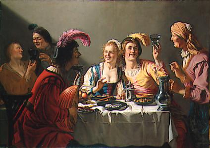 Et bryllupsfest - Gerrit van Honthorst