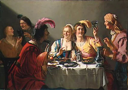 Et bryllupsfest - Gerrit van Honthorst