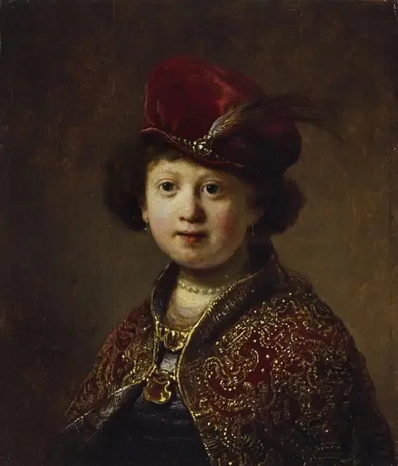 En dreng i fantasifuldt kostume - Rembrandt