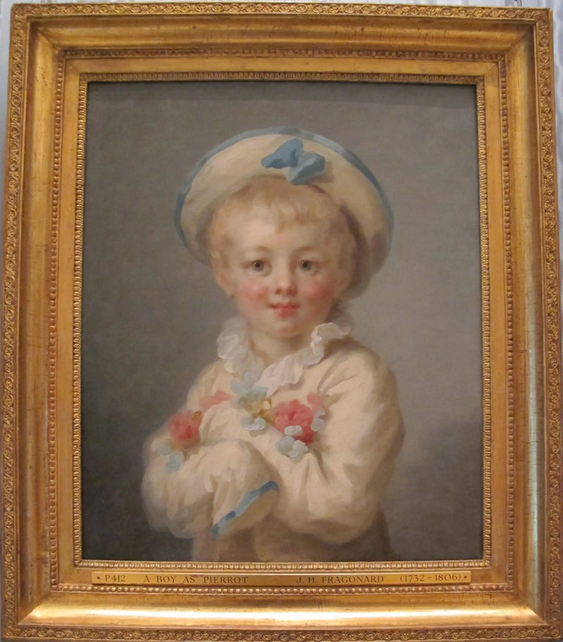 En dreng i Pierrot - Jean-Honoré Fragonard