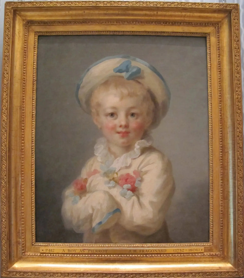 En dreng i Pierrot - Jean-Honoré Fragonard