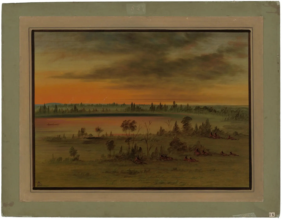 En Sioux-krigsgruppe - George Catlin