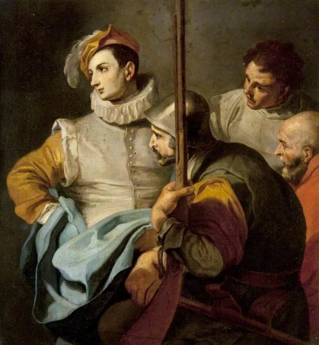 En gruppe på fire mænd - Francesco Solimena
