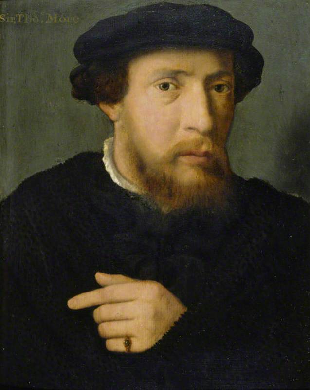 En mand med en smaragd-ring - Joos van Cleve