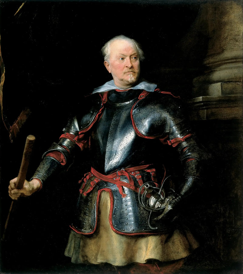 En mand i rustning - Antoine van Dyck