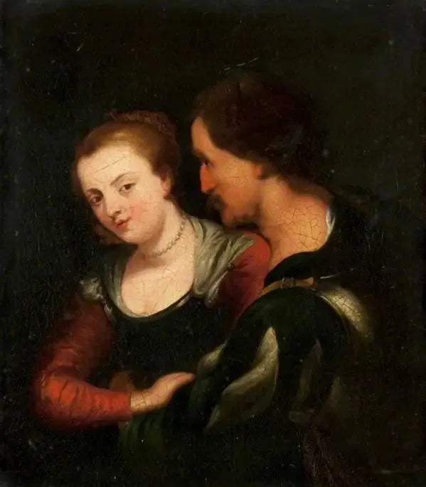 En mand og en pige - Peter Paul Rubens