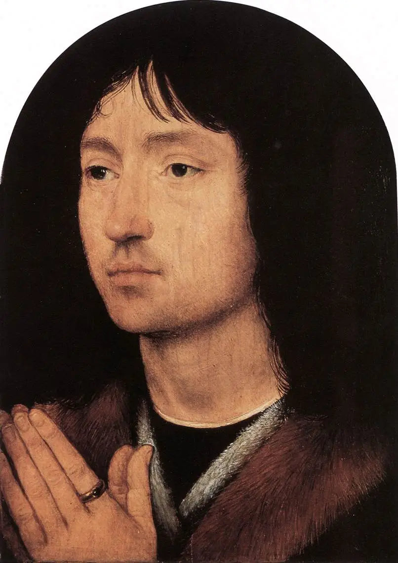 En ukendt mand i bøn - Hans Memling