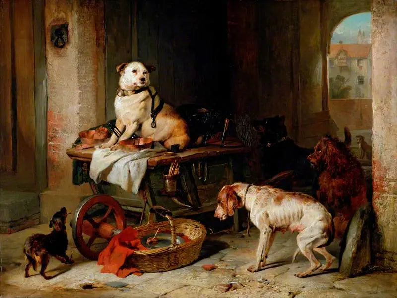 En Jack på kontoret - Edwin Henry Landseer