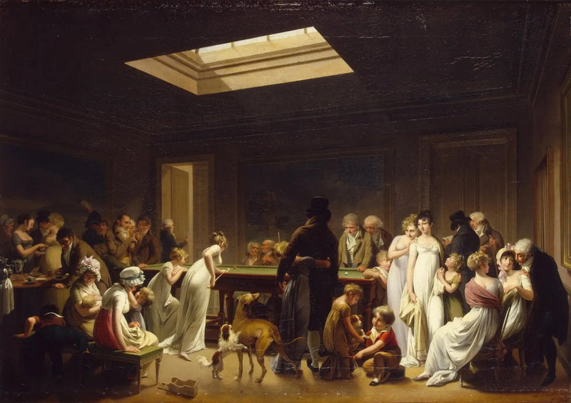 Billardspil - Louis-Léopold Boilly