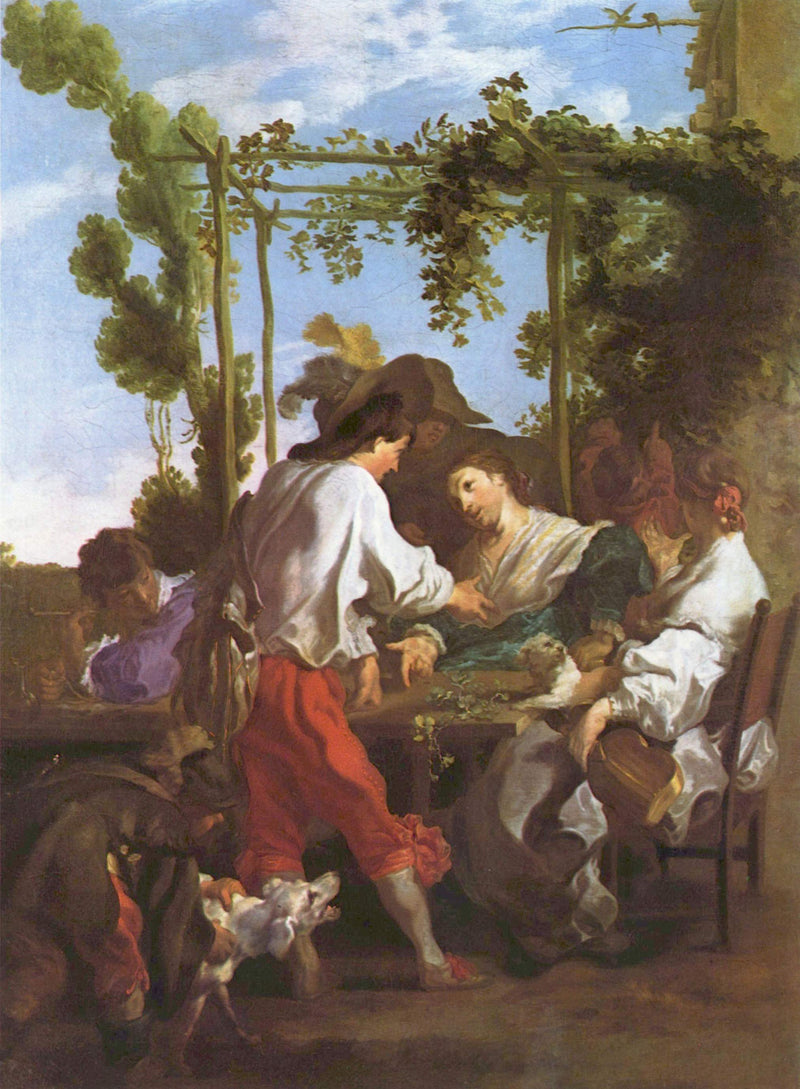 Un jeu de Morra - Johann Liss
