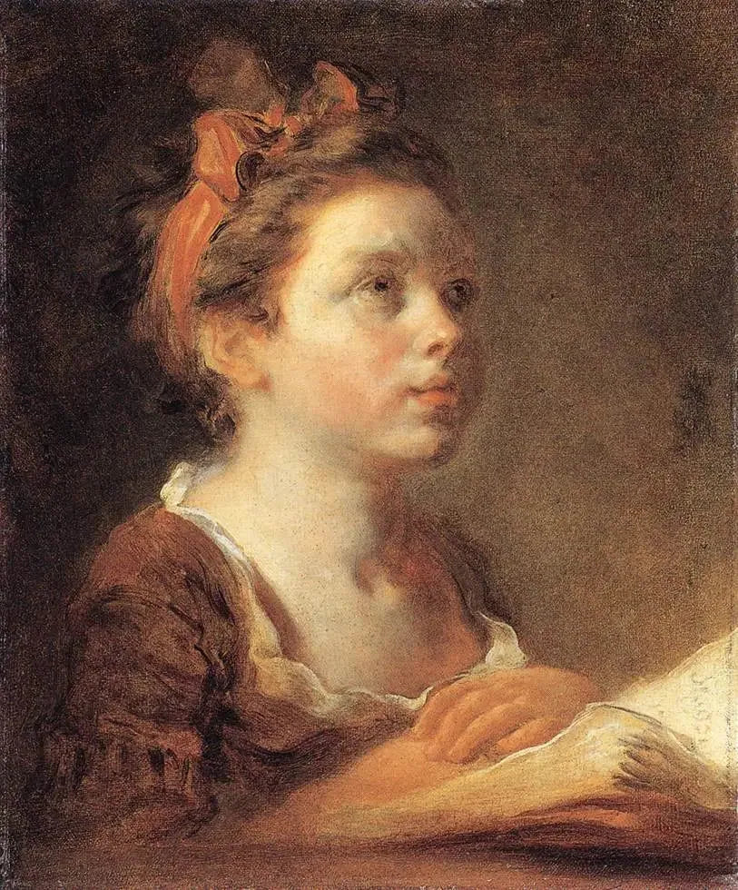 En ung lærd - Jean-Honoré Fragonard