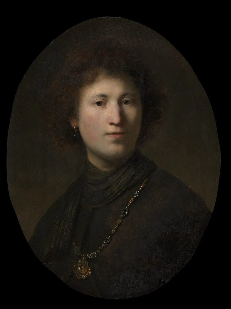 En ung mand med en kæde - Rembrandt