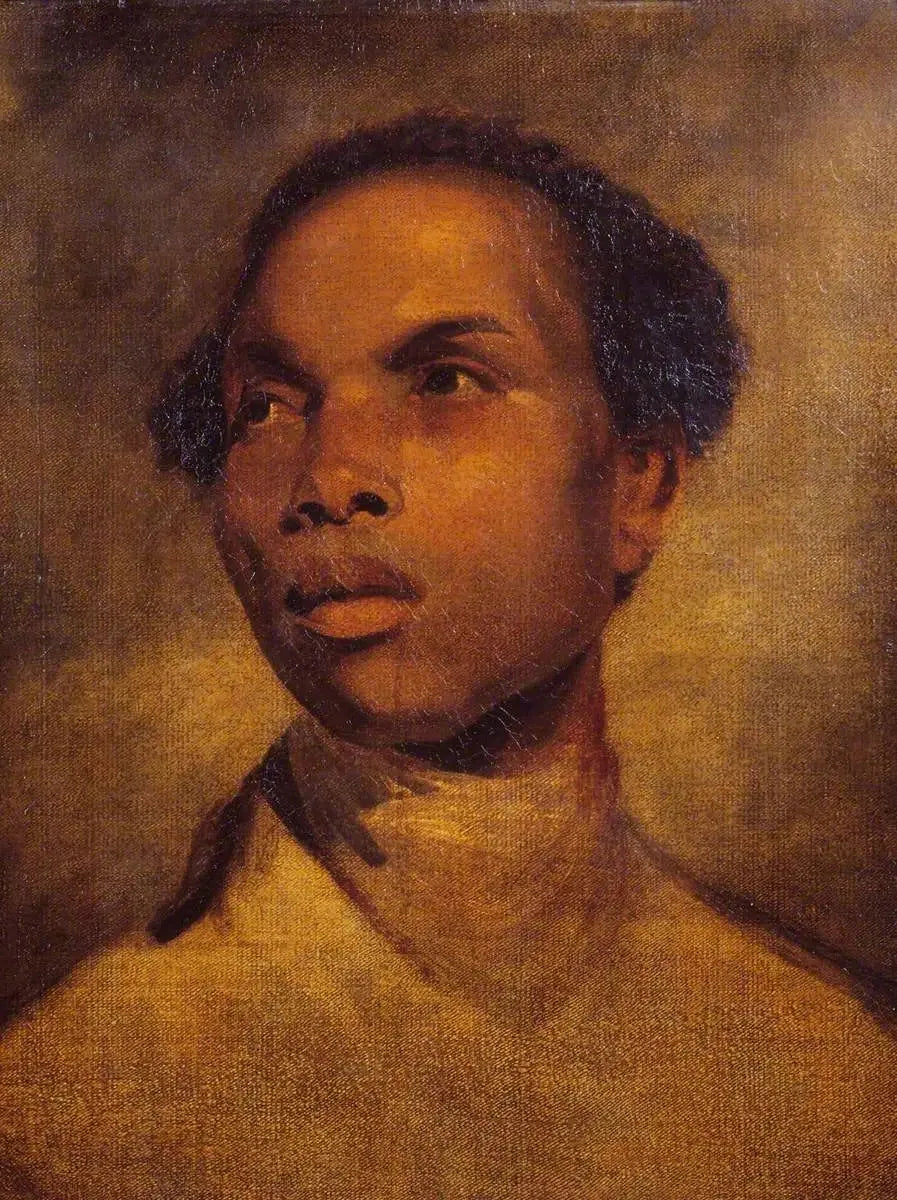 En ung sort mand (?Francis Barber) - Joshua Reynolds