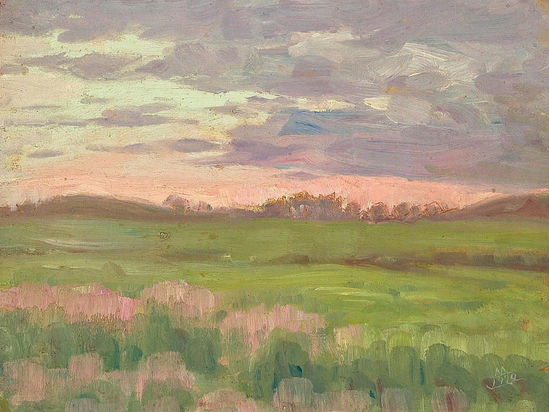 En morgen på engen. - Anna Ancher