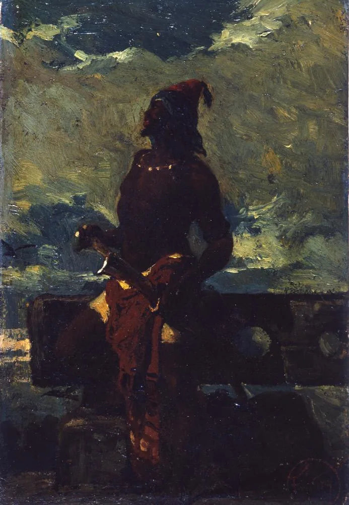 Un Maure (Askari) - Mariano Fortuny Marsal image 1 tableau peint à l’huile sur toile