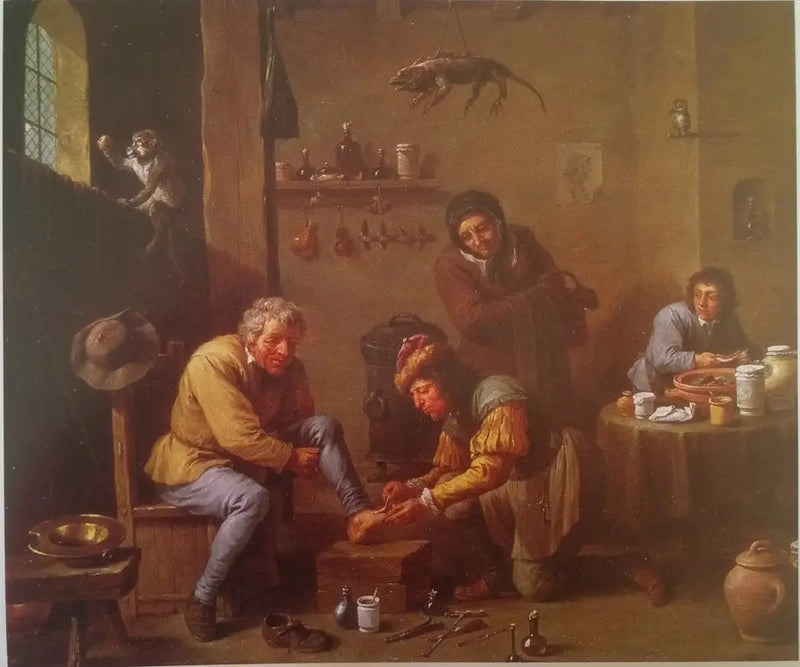 En landsbylæge - David Teniers den Yngre