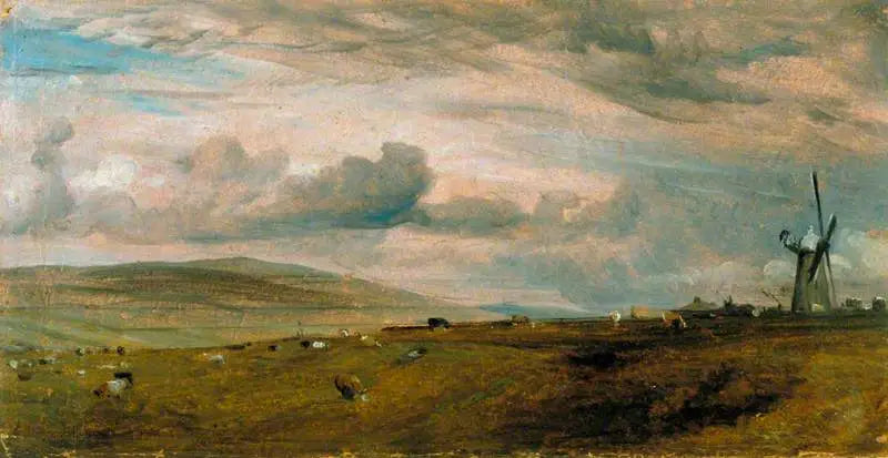 En vindmølle nær Brighton - John Constable