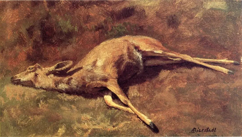 En natif des bois - Albert Bierstadt