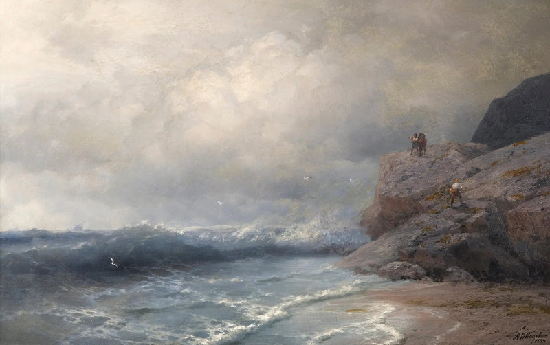 Et skib i fare - Ivan Aïvazovski