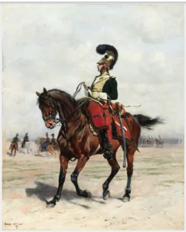 En kavaleriofficer - Édouard Detaille
