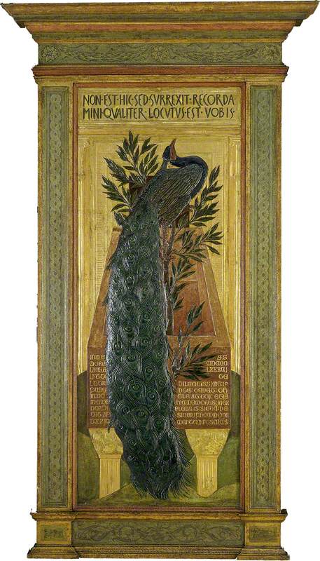 En påfugl - Edward Burne-Jones