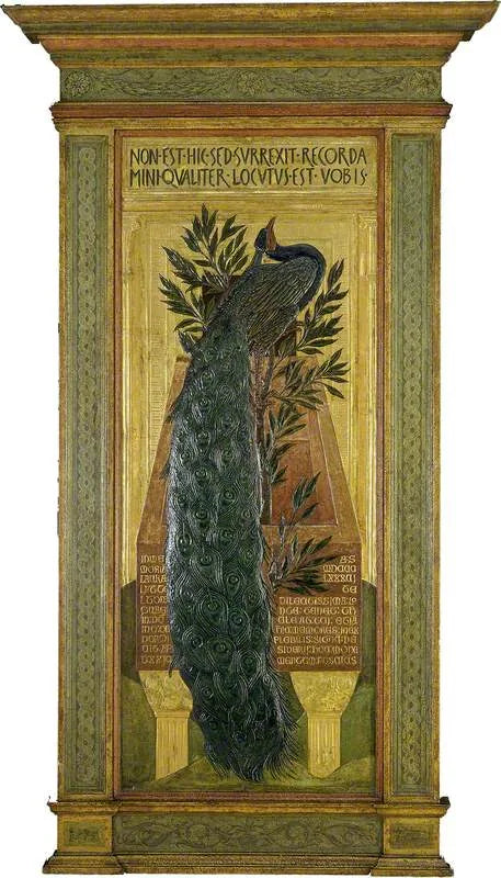 En påfugl - Edward Burne-Jones