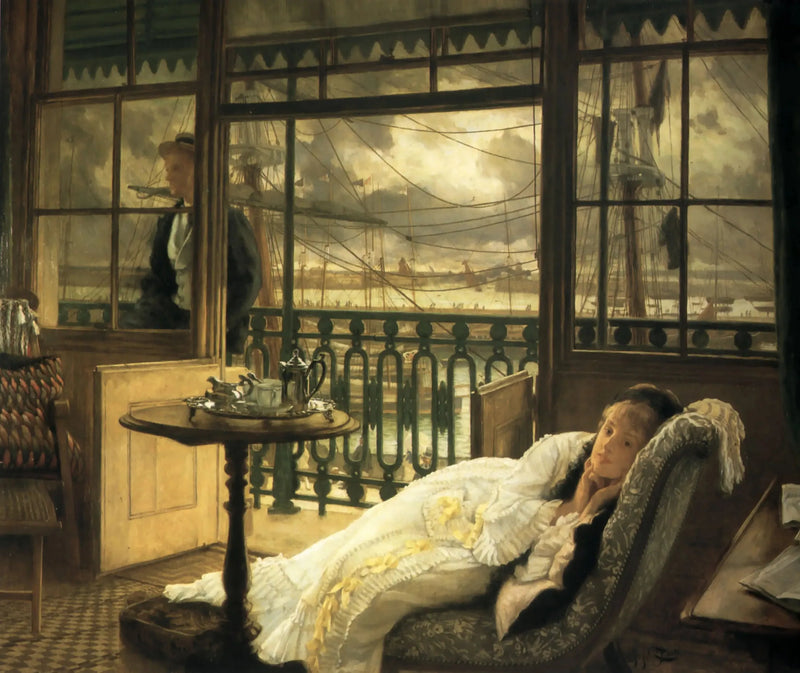 En orange passager - James Tissot