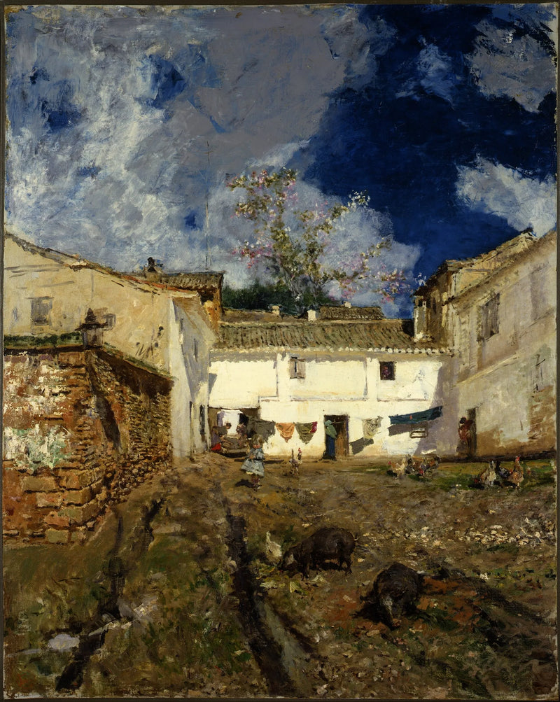 Un patio à Grenade - Mariano Fortuny Marsal