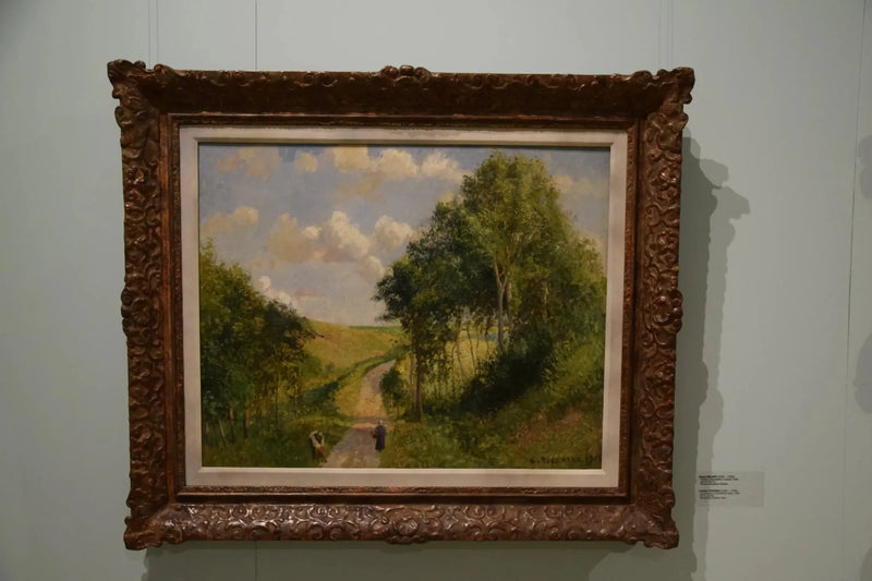 Et landskab i Barneville, middag - Camille Pissarro