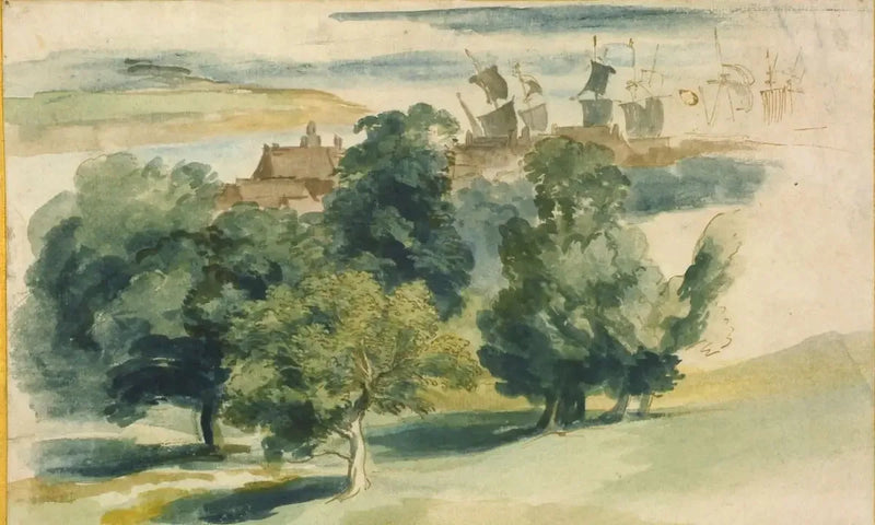 En engelsk landskab - Antoine van Dyck