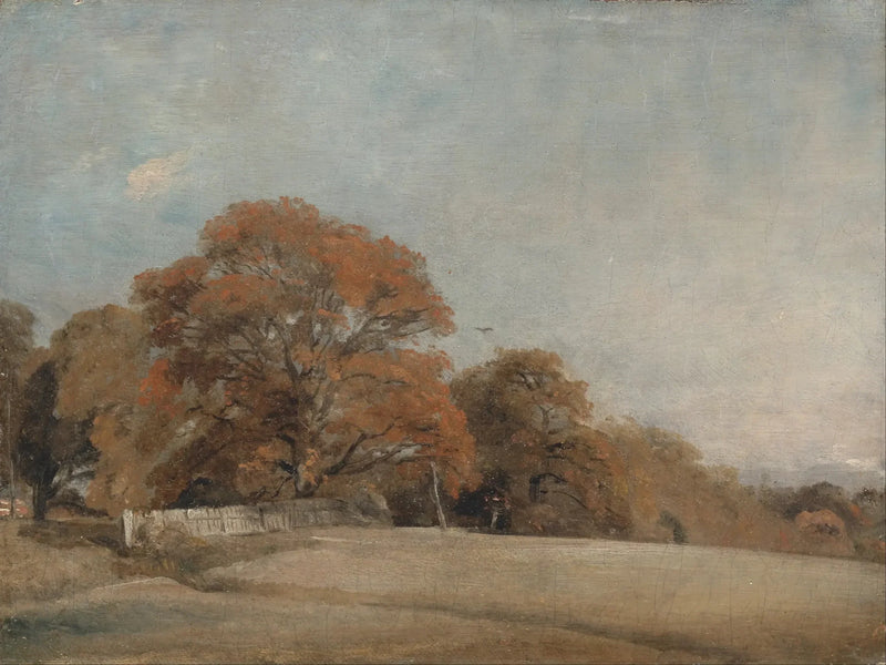 En efterårslandskab i East Bergholt - John Constable
