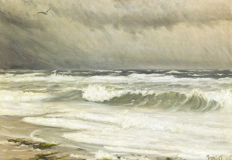 Et kystlandskab i Skagen. -Michael Peter Ancher