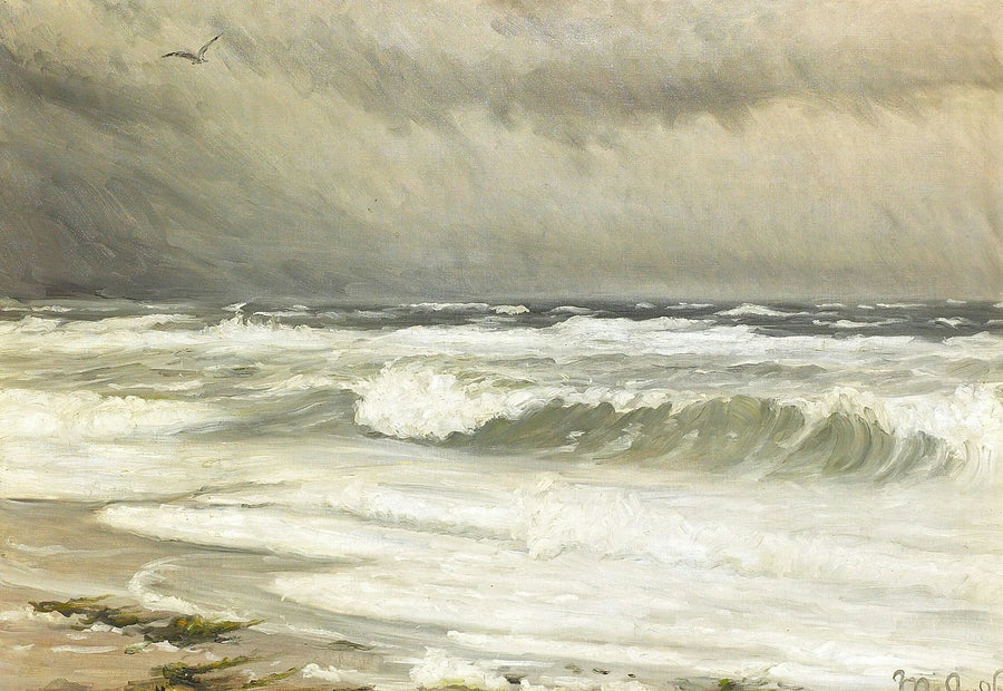Et kystlandskab i Skagen. -Michael Peter Ancher